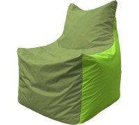 Кресло-мешок Flagman Фокс Ф2.1-161 оливковый/салатовый