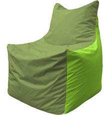 Кресло-мешок Flagman Фокс Ф2.1-161 оливковый/салатовый