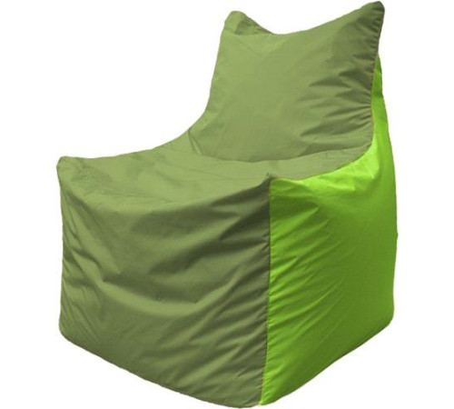 Кресло-мешок Flagman Фокс Ф2.1-161 оливковый/салатовый