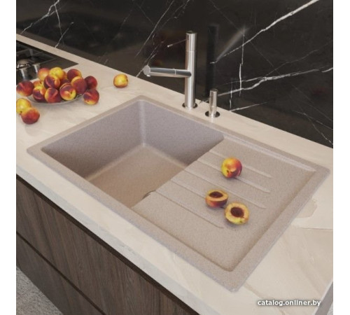 Кухонная мойка Mixline ML-GM19 551980 песочный