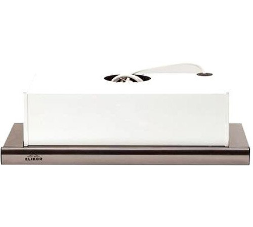 Кухонная вытяжка Elikor Интегра 60П-400-В2Л белый/нержавеющая сталь 840490