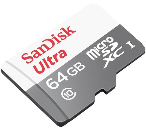 Карта памяти SanDisk Ultra SDSQUNR-064G-GN3MN microSDXC 64GB