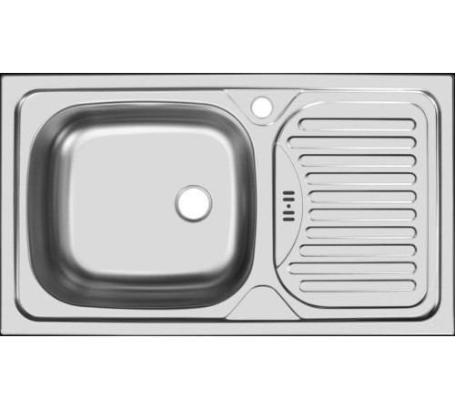 Кухонная мойка Ukinox Классика CLM760.435 --GW6K 2L- с сифоном