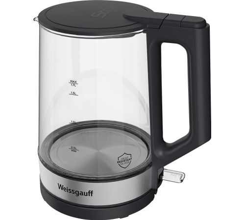 Электрический чайник Weissgauff WK 1700 EcoGlass Graphite