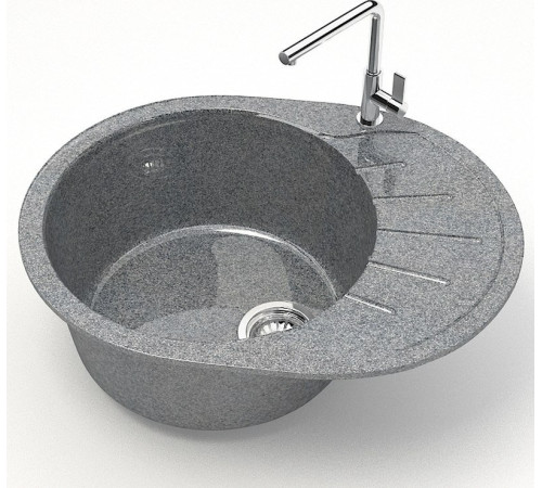 Кухонная мойка MARRBAXX Карельский камень модель 10/Q8 F010Q008 серый/темно-серый