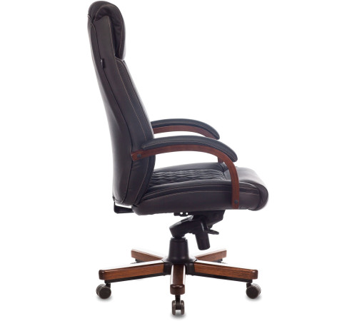 Кресло Бюрократ T-9924WALNUT черный