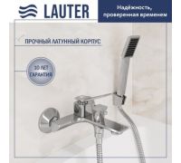 Смеситель Lauter Allure 21CK6618C с лейкой Living Serene 21S00103