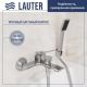 Смеситель Lauter Allure 21CK6618C с лейкой Living Serene 21S00103