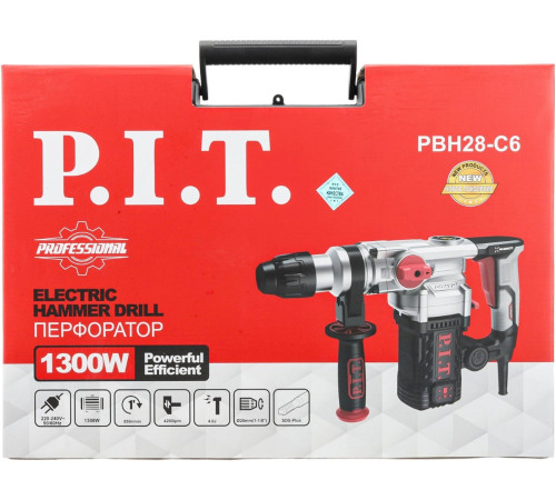 Перфоратор P.I.T. PBH28-C6 кейс