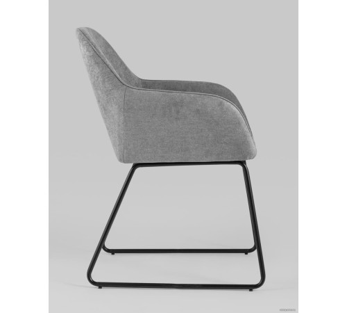 Стул с подлокотниками Stool Group Чак серый