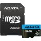 Карта памяти ADATA Premier AUSDX64GUICL10A1-RA1 microSDXC 64GB с адаптером