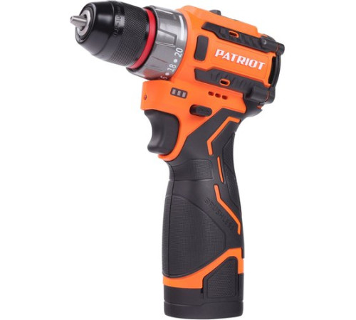 Дрель-шуруповерт Patriot BR 467 180201467 с 2-мя АКБ, кейс