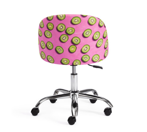 Кресло TetChair Melody Botanica 06 kiwi/138 ткань/флок, фиолетовый