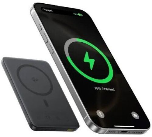 Внешний аккумулятор Baseus PicoGo AM41 Ultra-Slim Qi2 Magnetic Power Bank 10000mAh черный