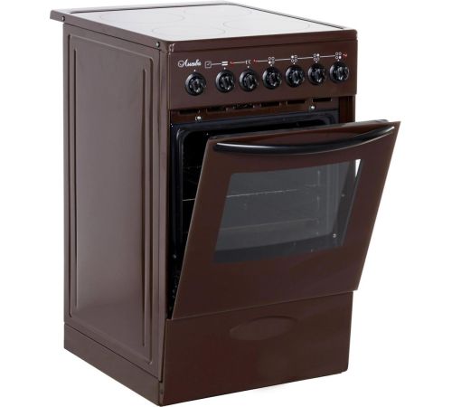 Кухонная плита Лысьва EF4006MK00 без крышки, коричневый