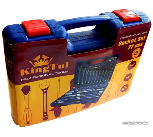 Универсальный набор инструментов KingTul KT77 77 предметов