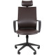 Офисное кресло CHAIRMAN 545 экокожа коричневый