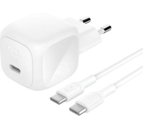 Сетевое зарядное Belkin WCA013KQ1MWH-B6 USB Type-С белый