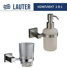 Набор аксессуаров для ванной Lauter 21SH6061 + 21SH6171 Chrome, 2 предмета