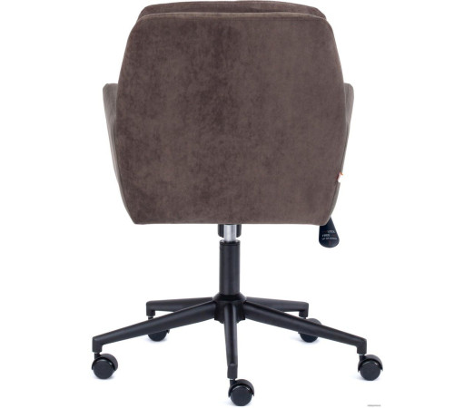 Офисное кресло TetChair Garda флок, коричневый
