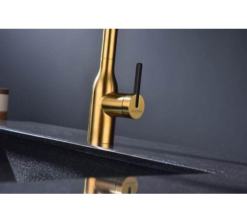 Смеситель Paulmark Magneto One Ma213188-BG золото/брашированное золото