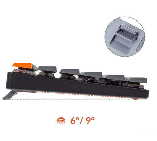 Клавиатура Keychron K5 SE RGB K5SE-E2-RU Keychron Low Profile Optical Blue