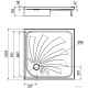 Душевой поддон Alex Baitler AB10017H-2 100x100