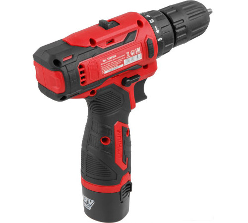 Дрель-шуруповерт Wortex BD 1220 Li 1329356 с 2-мя АКБ, кейс