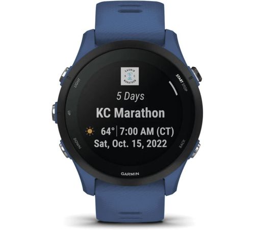 Умные часы Garmin Forerunner 255 темно-синий/черный