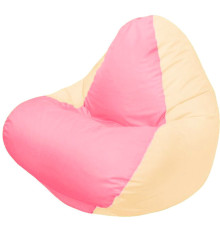 Кресло-мешок Flagman Relax Г4.1-049 бежевый/розовый