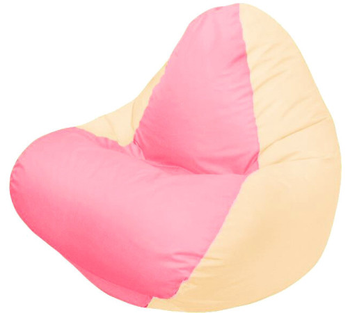 Кресло-мешок Flagman Relax Г4.1-049 бежевый/розовый