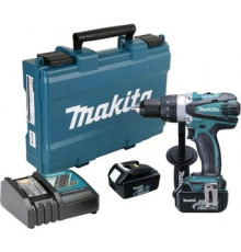 Дрель-шуруповерт Makita DDF458RFE с 2-мя АКБ, кейс