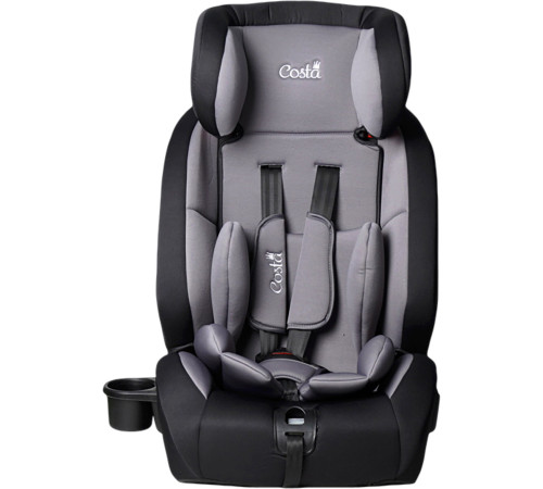 Детское автокресло Costa HD-02 Isofix серый/черный