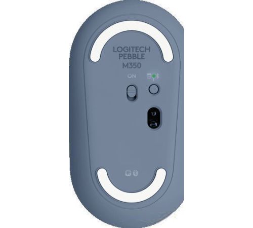 Мышь Logitech M350 Pebble темно-синий