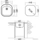 Кухонная мойка Ukinox Галант GAM465.488 GT6K 0C