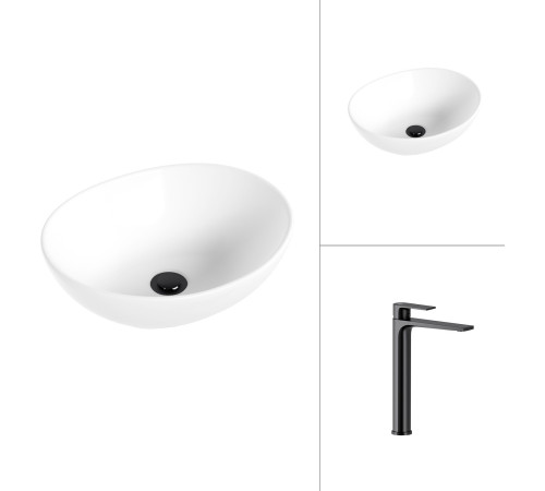 Умывальник Lauter 21652 + Reef 21CK8678BS