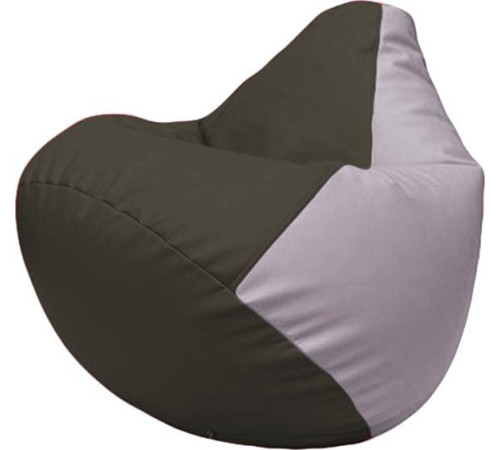 Кресло-мешок Flagman Груша Макси Г2.3-1625 черный/сиреневый