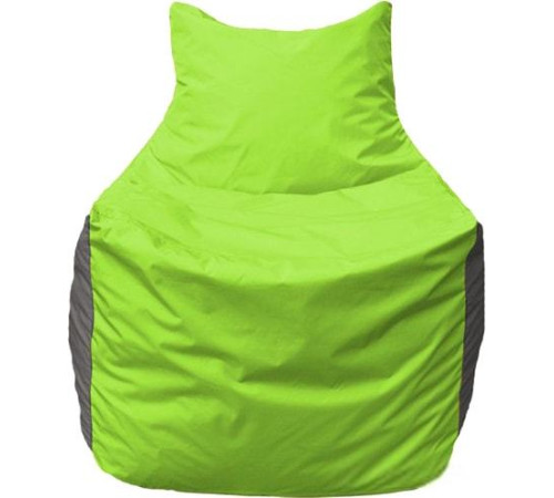 Кресло-мешок Flagman Фокс Ф2.1-156 салатовый/тёмно-серый