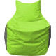 Кресло-мешок Flagman Фокс Ф2.1-156 салатовый/тёмно-серый