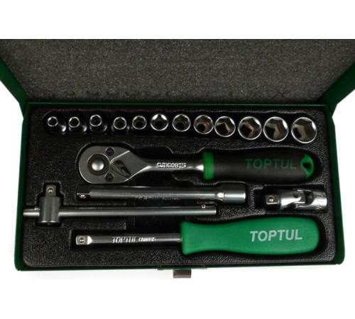 Набор торцевых головок  Toptul GCAD1702 17 предметов