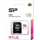 Карта памяти Silicon-Power Elite microSDXC SP128GBSTXBV1V20SP 128GB с адаптером