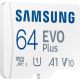 Карта памяти Samsung EVO Plus 2021 microSDXC 64GB с адаптером