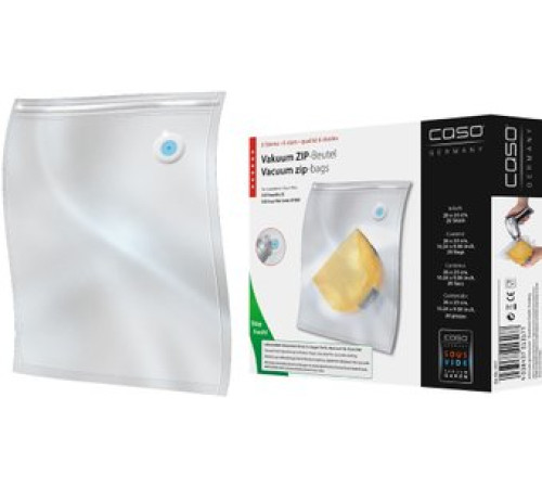 Пакеты вакуумные CASO ZIP 26x23 см 20шт