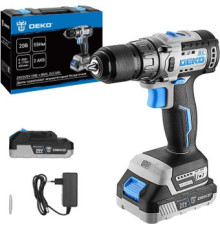 Дрель-шуруповерт Deko ZKCD20V One+ 084-1003 с 2-мя АКБ, кейс