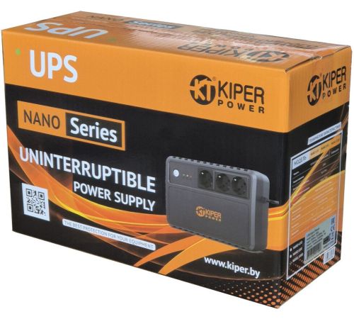 Источник бесперебойного питания Kiper Power Nano 850 850VA/480W