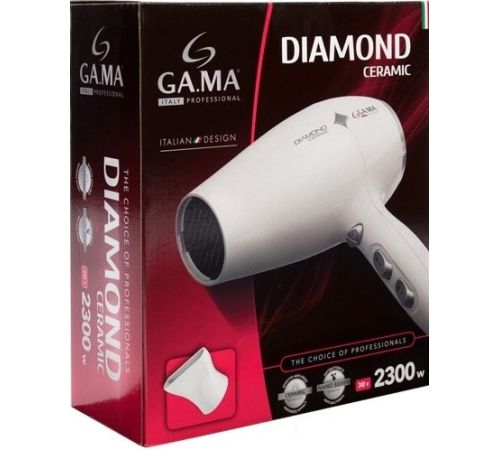Фен GA.MA Diamond Ceramic GH0301 белый