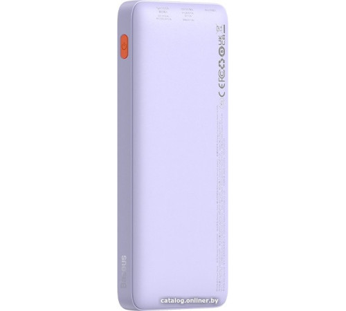 Внешний аккумулятор Baseus Airpow Fast Charge Power Bank 20W 10000mAh сиреневый