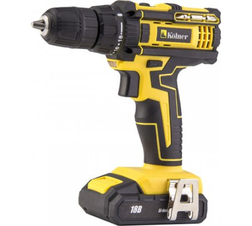 Дрель-шуруповерт Kolner KCD 18/2-2L с 2-мя АКБ