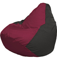Кресло-мешок Flagman Груша Мега XXXL Г3.1-299 бордовый/черный