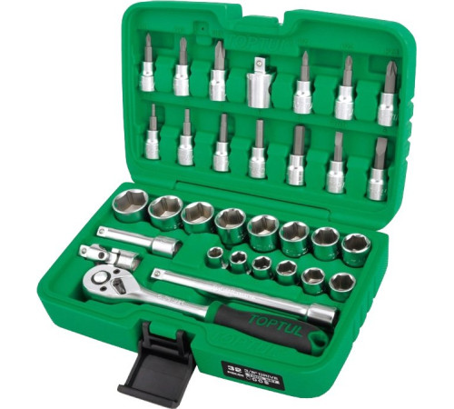 Набор торцевых головок и бит Toptul GCAI3202 32 предмета